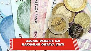 Asgari ücrette ilk rakamlar ortaya çıktı
