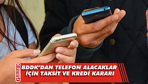 BDDK'dan telefon alacaklar için taksit ve kredi kararı
