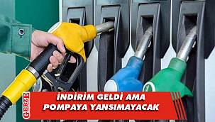 Benzin ve motorine indirim geldi