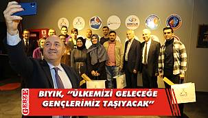 Bıyık, Darıcalı gençlerle bir araya geldi