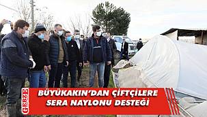 Büyükakın'dan çiftçilere bir destek daha