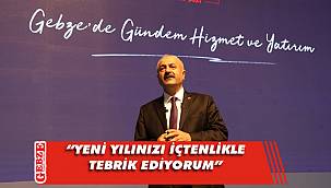 Büyükgöz, Gebzelilerin 2022 yılını tebrik etti