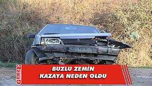 Buzlanma kazaya neden oldu