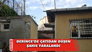 Çatıdaki yosunlar ayağını kaydırdı