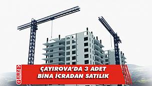 Çayırova'da 3 adet (hisseli)bina icradan satılık