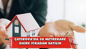 Çayırova’da 58 metrekare daire icradan satılık