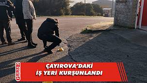 Çayırova'da iş yeri kurşunlandı
