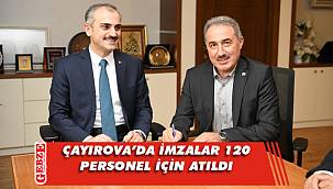 Çayırova'da sosyal denge tazminatı için imzalar atıldı