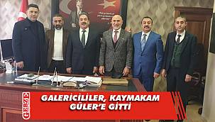 Çelikbilek, Kaymakam Güler’le galericiler sitesini konuştu