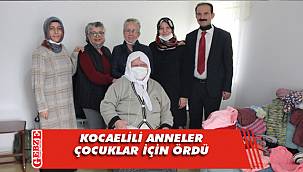 Çocuklar için Kocaelili anneler el ele verdi
