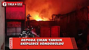 Darıca'da geri dönüşüm deposunda yangın çıktı