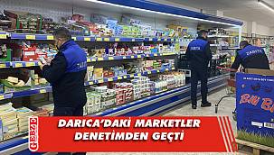 Darıca'daki marketlere fiyat ve stok denetimi