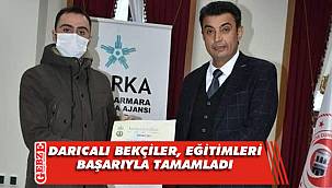 Darıcalı bekçilere sertifikaları verildi