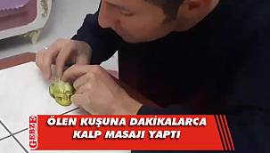 Darıcalı Uzunoğlu, kuşunu iki kez hayata döndürdü