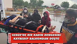 Dengesini kaybedip, balkondan düştü