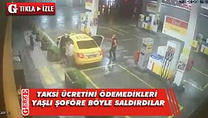 Derince'de taksi şoförünü darp ettiler