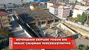 Dilovası katlı otoparkında yoğun imalat