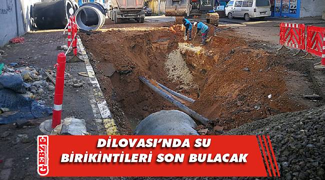 Dilovası'na yeni yağmur suyu hattı