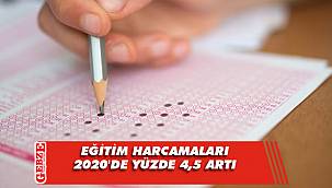 Eğitim harcamaları geçen yıl yüzde 4,5 arttı