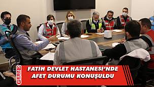 Fatih Devlet Hastanesi’nde tahliye tatbikatı
