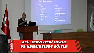 Fatih'teki hekim ve hemşirelere eğitim verildi