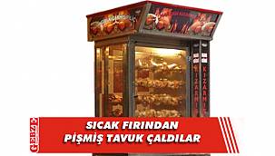 Fırında pişen tavuğu çaldılar