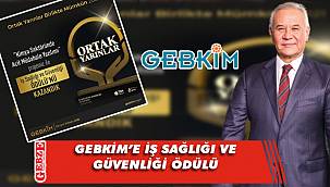 GEBKİM’e TİSK’ten önemli ödül