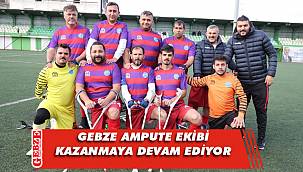 Gebze Ampute ekibinden 3-1’lik galibiyet 