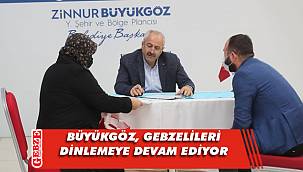 Gebze’de halk buluşmaları sürüyor