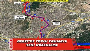 Gebze'de toplu taşımaya yeni düzenleme