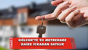Gölcük'te 3+1 95 metrekare daire icradan satılık