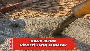 Hazır beton satın alınacak
