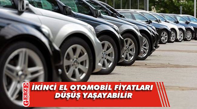 İkinci el otomobil fiyatları 10 gün içinde düşebilir