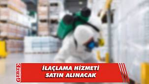 İlaçlama hizmeti alınacak