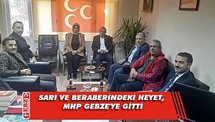 İlyas Sarı’dan MHP Gebze’ye ziyaret