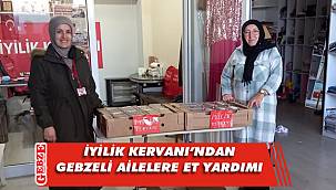 İyilik Kervanı’ndan 90 aileye et yardımı