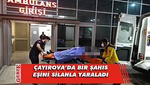 Karısını silahla yaralayan kişi gözaltına alındı