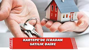 Kartepe'de 3+1 98 metrekare daire icradan satılık