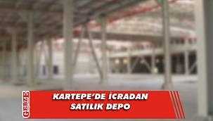 Kartepe'de 354 metrekare depo icradan satılık
