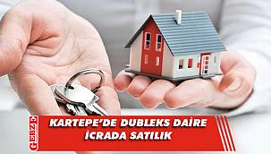 Kartepe'de 4+1 152 metrekare dubleks daire icradan satılık