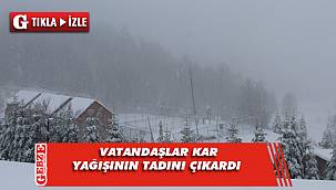 Kartepe'de kar kalınlığı 40 santimetreyi buldu