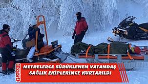  Kayak yaparken düşen vatandaş kurtarıldı
