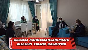 Kaymakam Güler, şehit aileleri ve gazilere konuk oldu