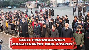 Kaymakam Güler ve Büyükgöz Mollafenari’ye gitti