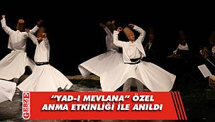 Kocaeli Büyükşehir Belediyesi Mevlana'yı andı