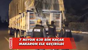 Kocaeli'nde kaçak makaron operasyonu