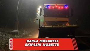 Kocaeli'nde karla mücadele ekipleri teyakkuzda