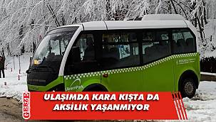 Kocaeli'nde ulaşım kış aylarında da devam ediyor