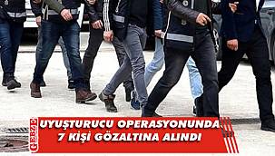 Kocaeli'nde uyuşturucu operasyonu; 7 gözaltı