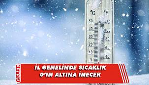 Kocaeli Valiliği’nden soğuk hava uyarısı